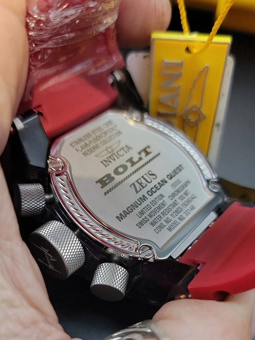 NEW 33148 CEO Invicta Bolt Zeus Magnum Ocean Quest Swiss Chronograph PROTOTYPE